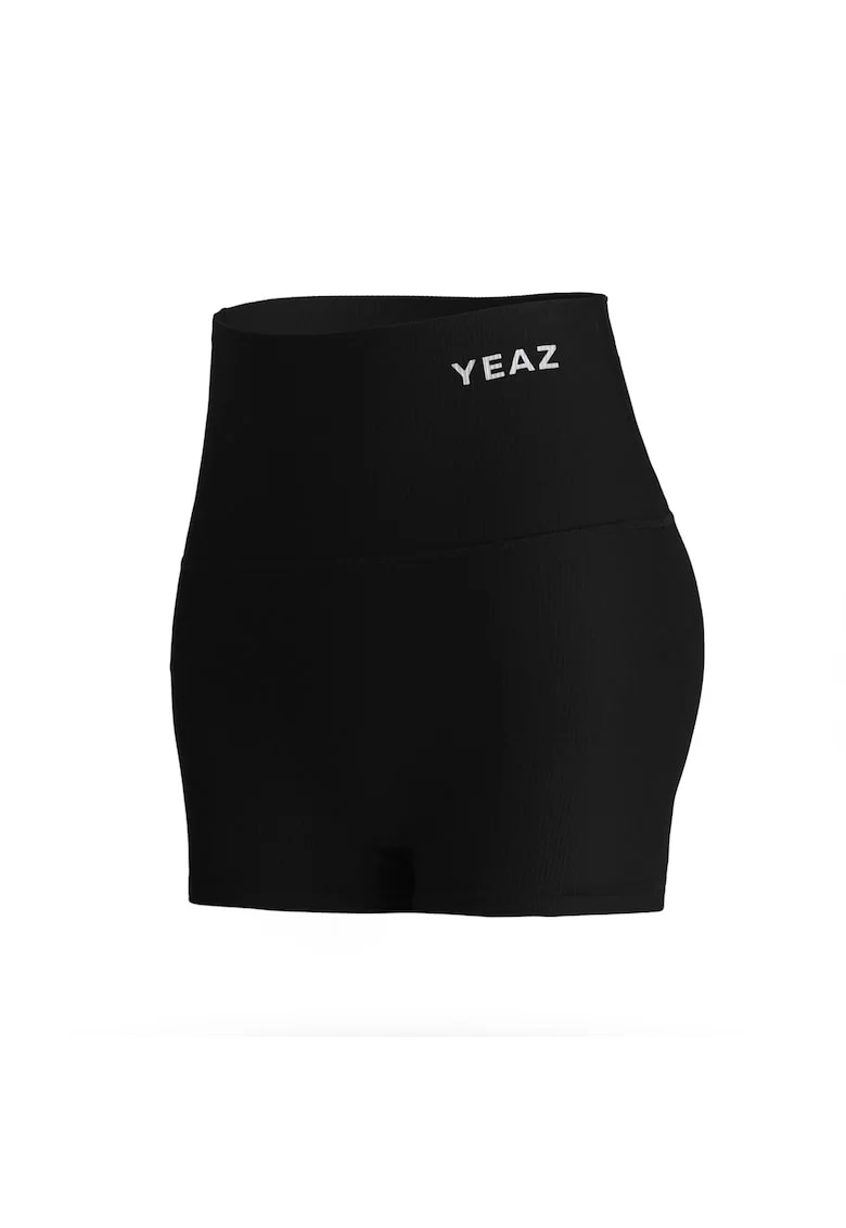 Colanti scurti cu talie inalta pentru fitness, Negru