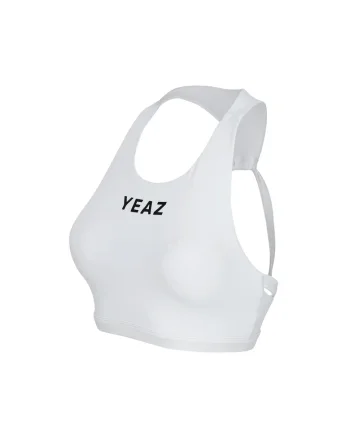 Top cu decolteu racerback pentru antrenament Myth, Alb