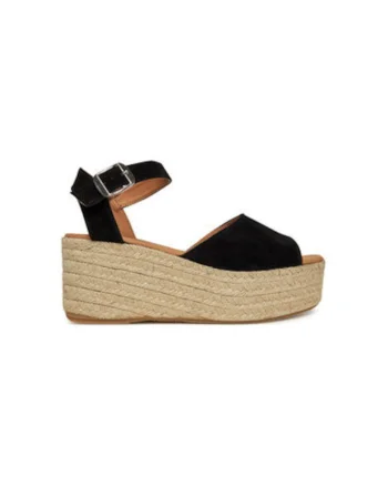 Espadrile dama  LFO0767BK31, Piele naturala, Negru