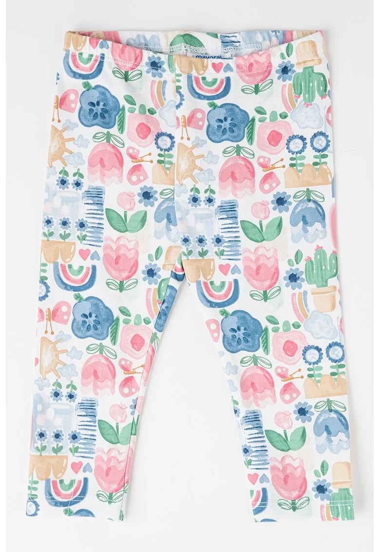 Colanti cu imprimeu floral, Multicolor