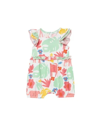 Salopeta pentru copii,  WC5104301TGN 022, bumbac/elastan, multicolor