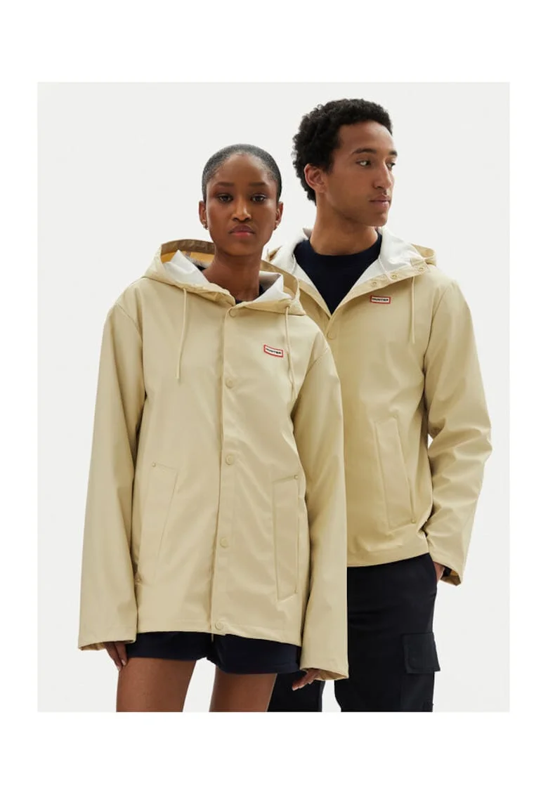 Geaca unisex  model HARU0012251, bej, poliester/poliuretan