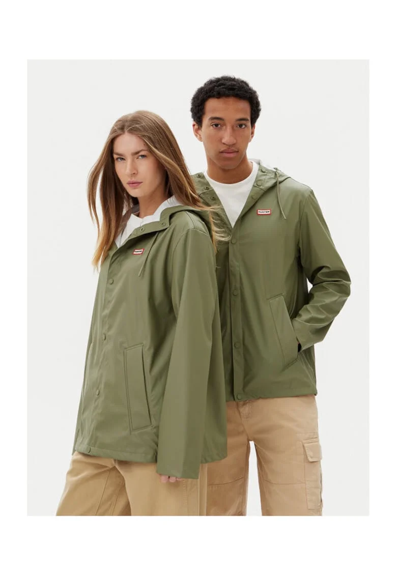Geaca unisex  model HARU0012251, kaki, 100% poliester, 100% poliuretan