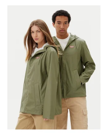 Geaca unisex  model HARU0012251, kaki, 100% poliester, 100% poliuretan