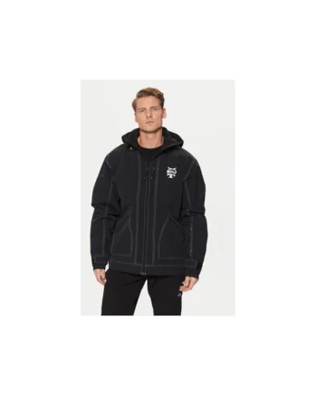Geaca de snowboard  sintetica, neagra