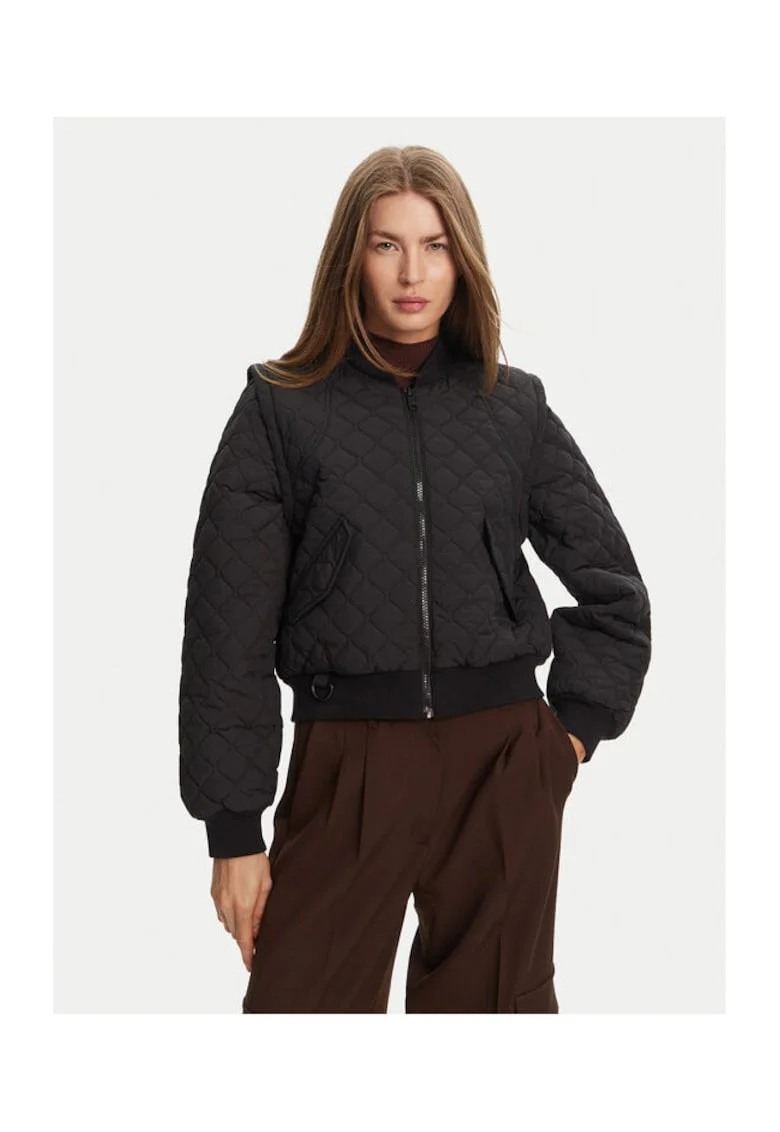 Geaca dama,  HARW0046251, neagra, 100% nailon