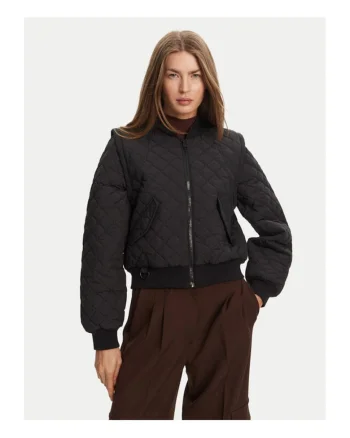 Geaca dama,  HARW0046251, neagra, 100% nailon