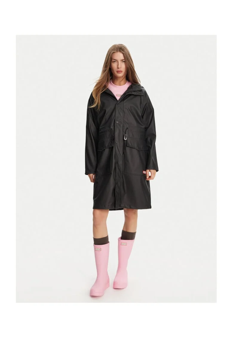 Geaca dama  model HARW0021242, neagra, 100% poliester, 100% poliuretan