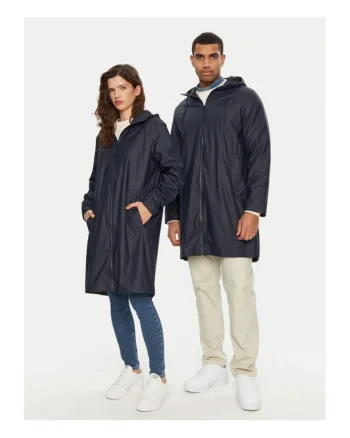 Geaca unisex  model HARU0002242, bleumarin, poliuretan, Bleumarin