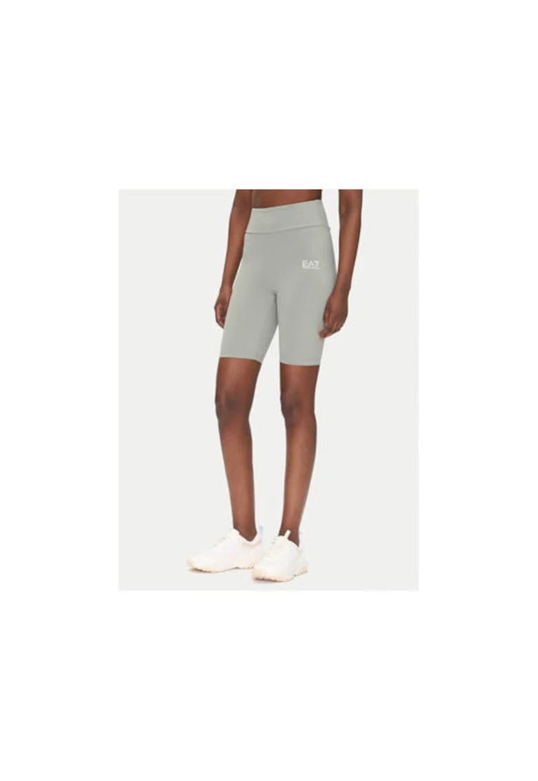 Pantaloni sport dama, Emporio Armani, 77% poliamida, gri, lifestyle