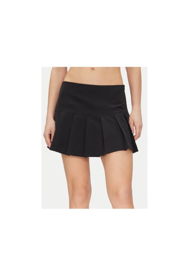 Fusta sport dama,  neagra, poliester, pentru tenis, Negru