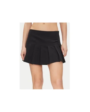 Fusta sport dama,  neagra, poliester, pentru tenis, Negru