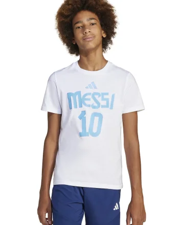 Tricou pentru fotbal Messi, Alb/Albastru deschis