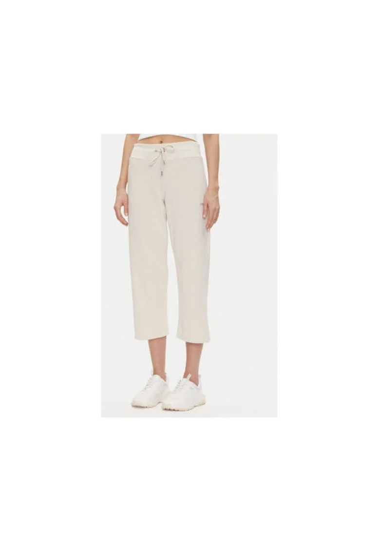 Pantaloni de trening dama  DP5P3624, Bumbac/Poliester, Bej, Bej