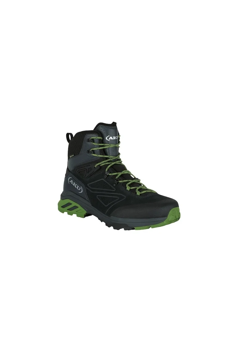 Ghete barbati  Reactive Gtx , trekking, negru, piele naturala, croiala peste glezna