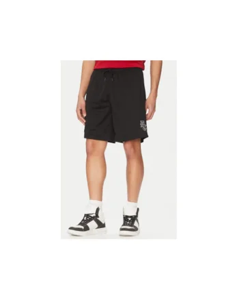 Pantaloni scurti sport barbati  ADYWS03082, Poliester, Negru, Negru