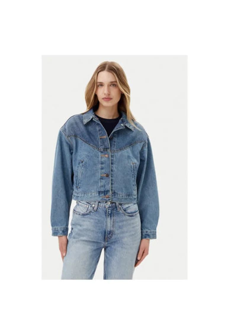 Jacheta de blugi dama Levi S, 001WO-0000, Bumbac, Albastru, Albastru