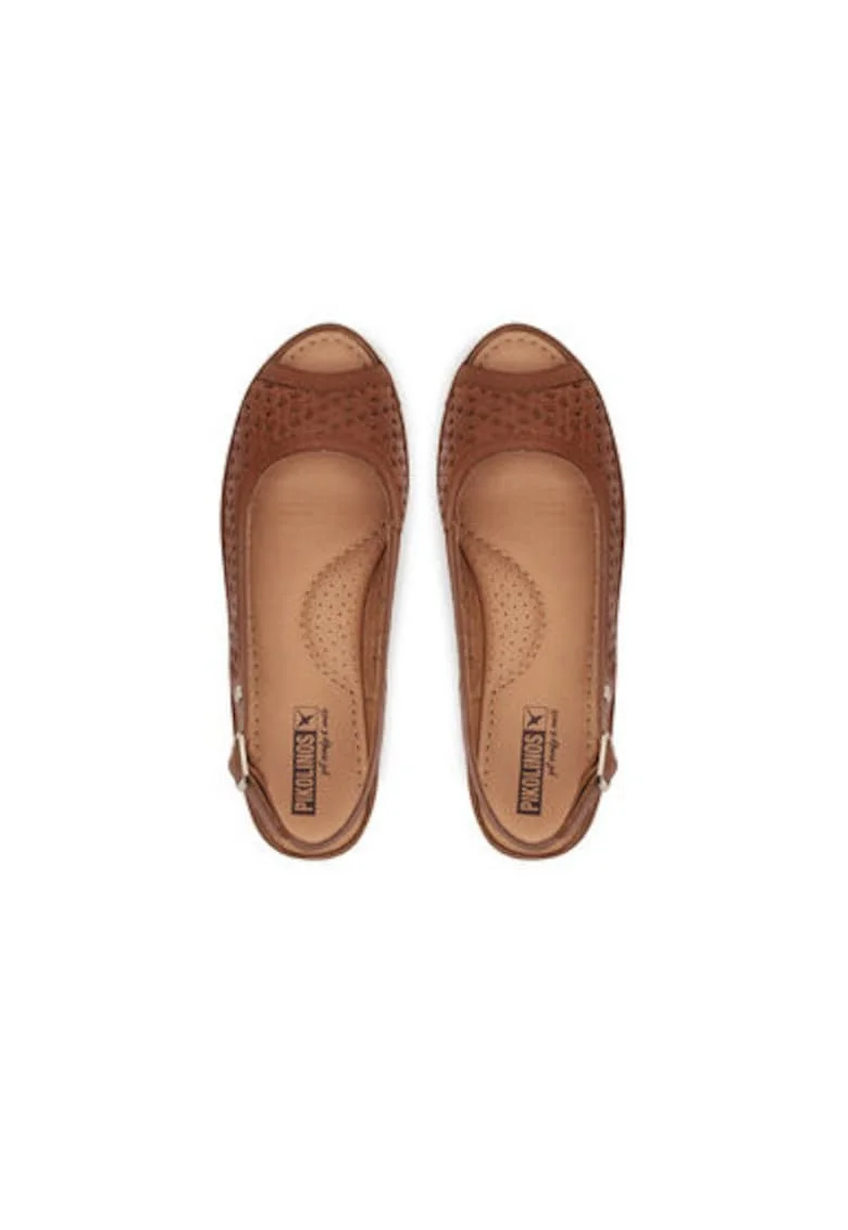 Espadrile dama  W4A-1828, Piele naturala, Maro