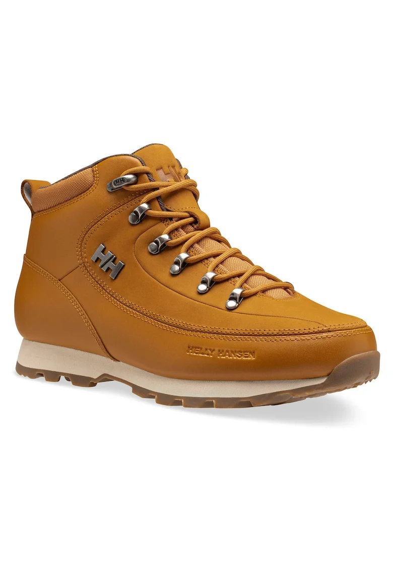 Bocanci trekking barbati  12030, Piele naturala, 40 EU, Maro