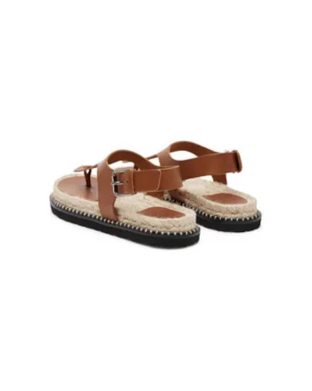 Espadrile dama  025672-2003, Piele naturala, Maro