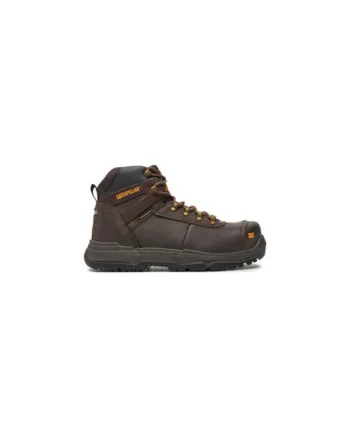 Bocanci de drumetie barbati  P725694, Piele naturala, Maro, Maro