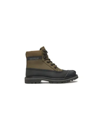 Bocanci de drumetie barbati  P726082, Piele naturala, Negru, Negru