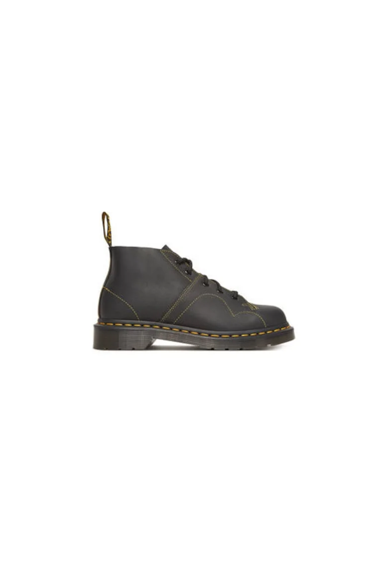 Bocanci de drumetie barbati Dr.Martens, DM41089001, Piele naturala, Negru, Negru