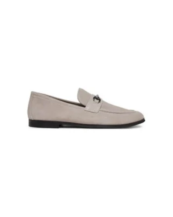 Mocasini barbati  14006955, Piele naturala, Gri