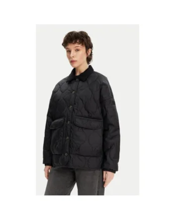 Jacheta dama  NP0A4IFA9411, Poliester, Negru, Negru