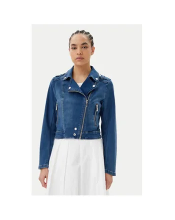 Jacheta de blugi dama  241-VAMMY, Bumbac/Poliester, Albastru, Albastru
