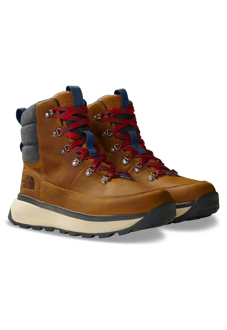 Bocanci de drumetie barbati  NF0A8A9M8O11, Piele naturala, Maro