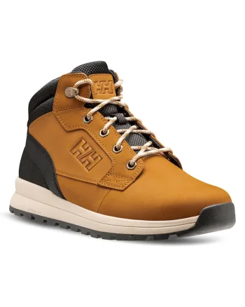 Bocanci trekking barbati  12038, Piele naturala, Maro