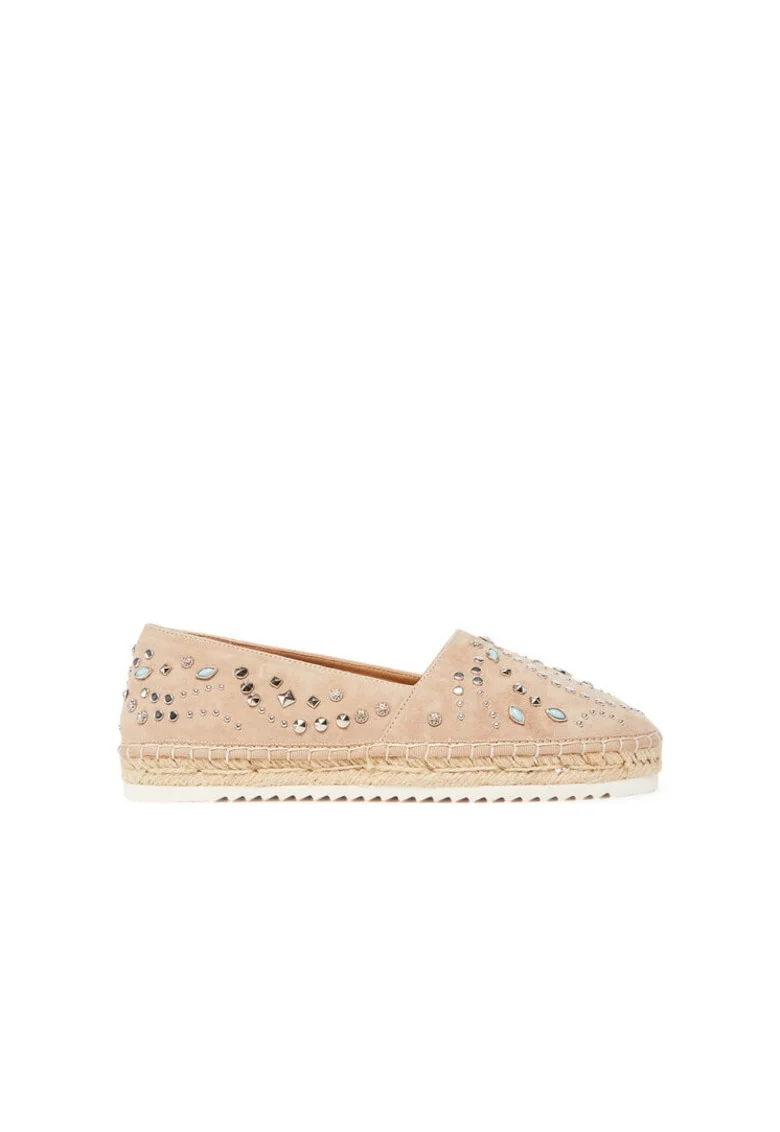 Espadrile dama  V250273, Piele naturala, Bej