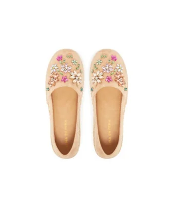 Espadrile dama  V250277, Piele naturala, Bej