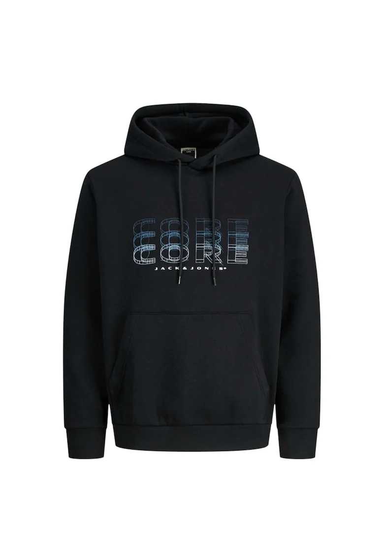 Hanorac JACK &JONES Fusion Branding Hood 49160, Gri