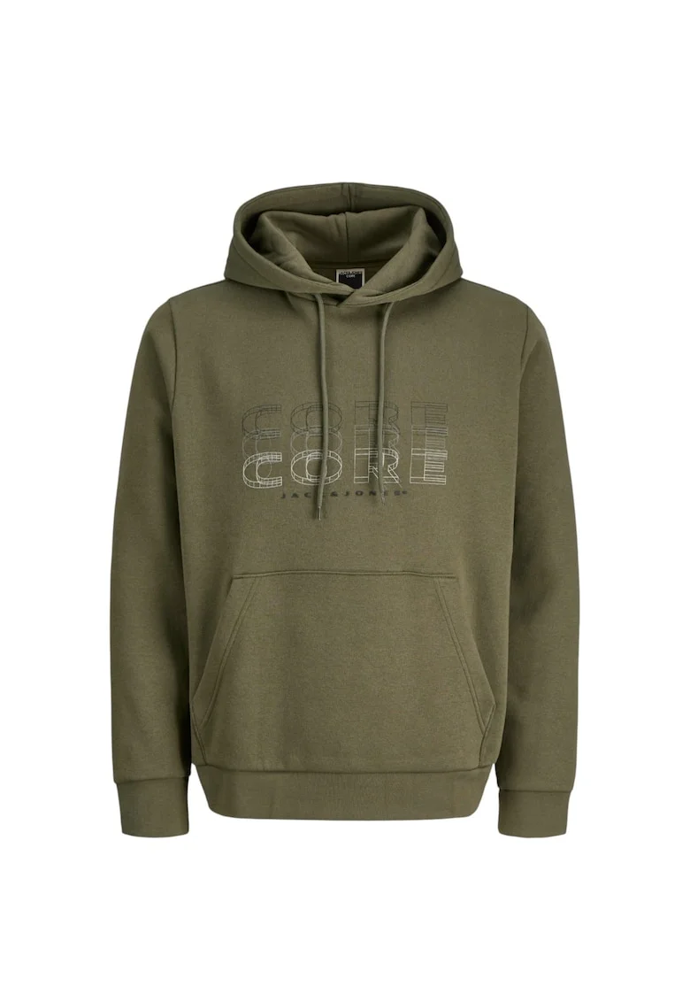 Hanorac JACK &JONES Fusion Branding Hood 49165, Kaki
