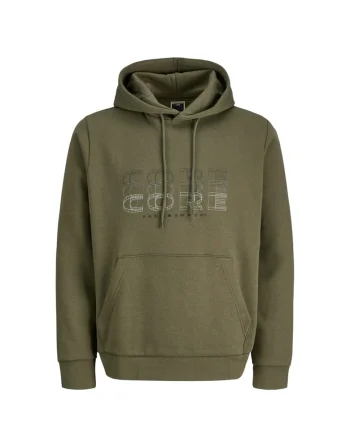 Hanorac JACK &JONES Fusion Branding Hood 49165, Kaki
