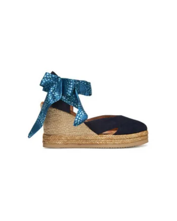 Espadrile dama  CIBOLO_KS, Piele naturala, Bleumarin