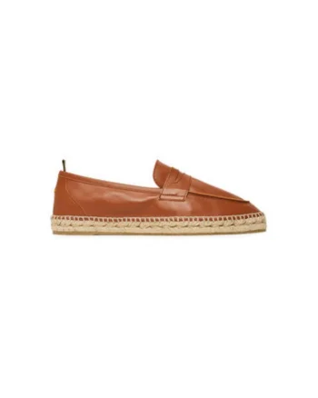 Espadrile barbati  025730-2003, Piele naturala, Maro
