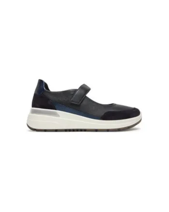 Espadrile dama  12-57714-02, Piele naturala, Bleumarin