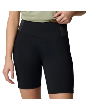 Pantaloni sport dama  pantaloni scurti, negru, poliester
