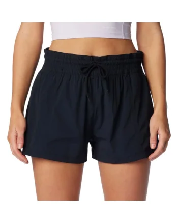 Pantaloni sport dama  pantaloni scurti, negru, nailon