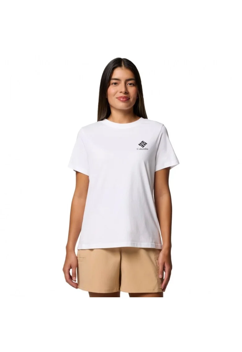 Tricou  lifestyle, alb, bumbac