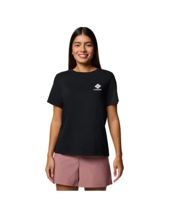 Tricou dama  lifestyle, bumbac, negru