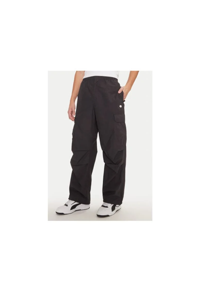 Pantaloni de trening barbati  220414, Bumbac, XL INTL, Negru