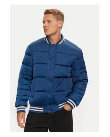 Jacheta bomber cu print logo