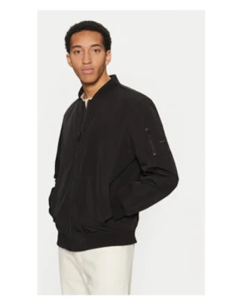 Jacheta bomber regular fit cu fermoar
