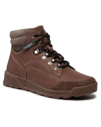 Bocanci de drumetie barbati  32302 PL16, Piele naturala, Maro