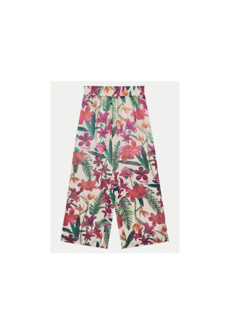 Pantaloni cu croiala dreapta, Multicolor