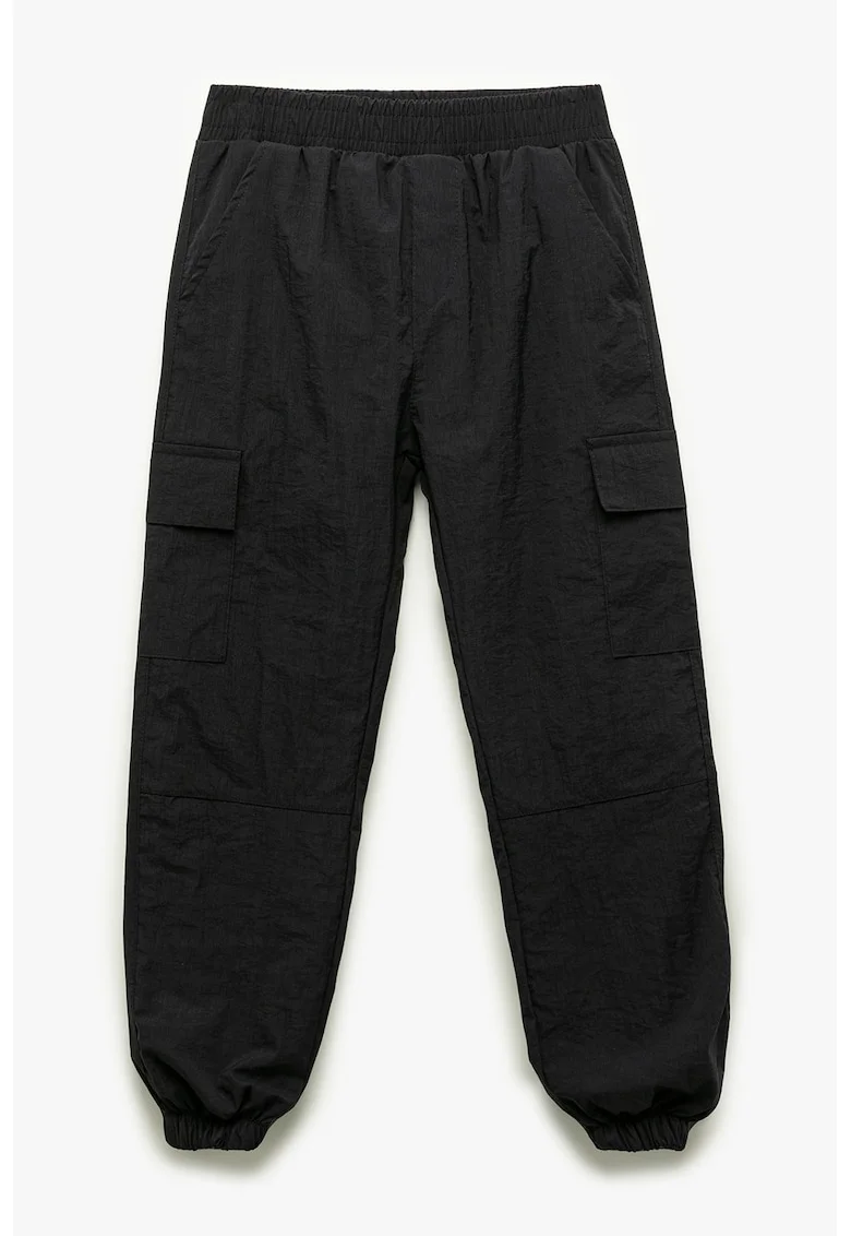 Pantaloni regular fit, Negru